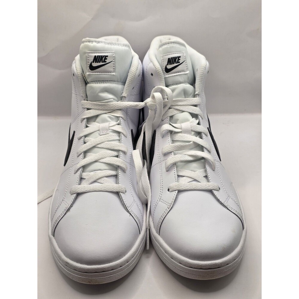 MENS Nike COURT ROYALE 2 MID Basketball Shoe White Black Onyx CQ9179 Size 12